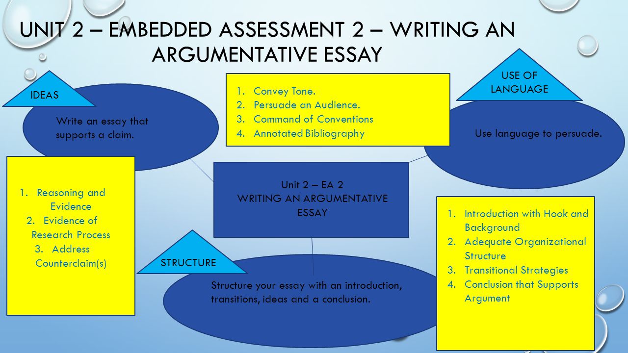 Persuasive essay writing assessment